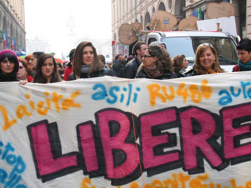 Manifestazione delle donne