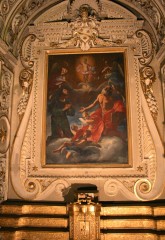 Dipinto all'interno della chiesa San Rocco di Ostra