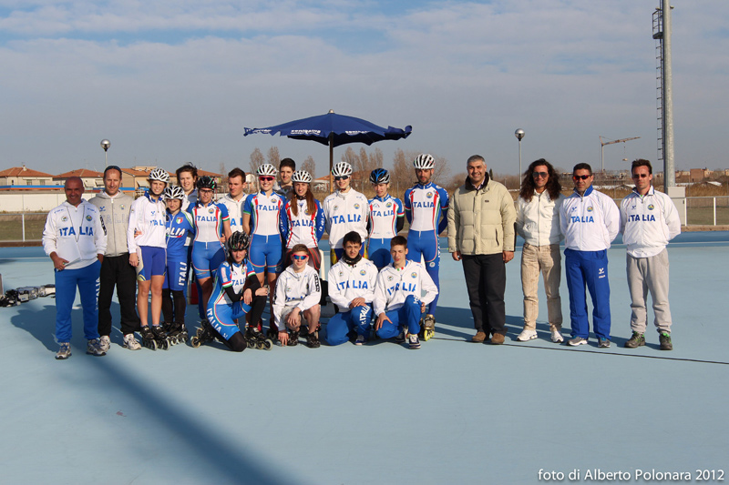 La Nazionale di pattinaggio velocità a Senigallia