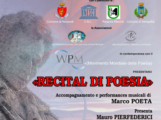 Volantino Giornata Mondiale della Poesia a Recanati