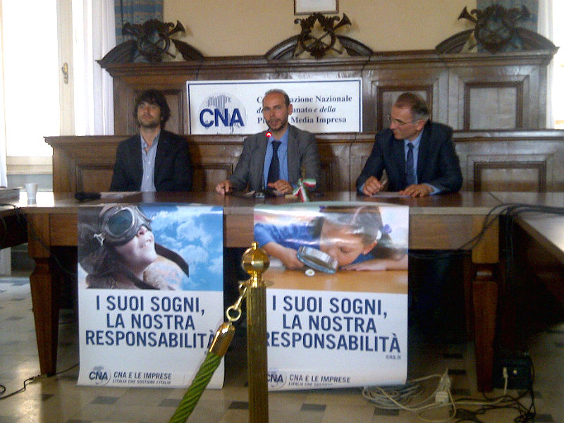 Incontro della CNA con le imprese e il candidato a sindaco Matteo Principi