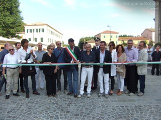 Inaugurazione di piazza Saffi a Senigallia