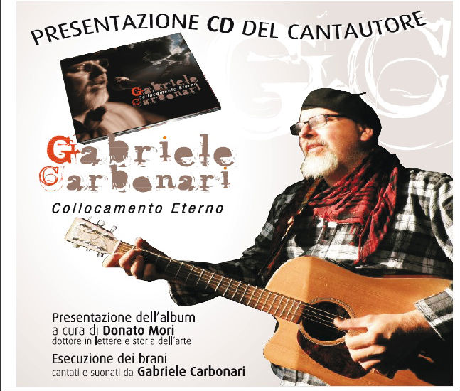 Il manifesto del concerto di Gabriele Carbonari