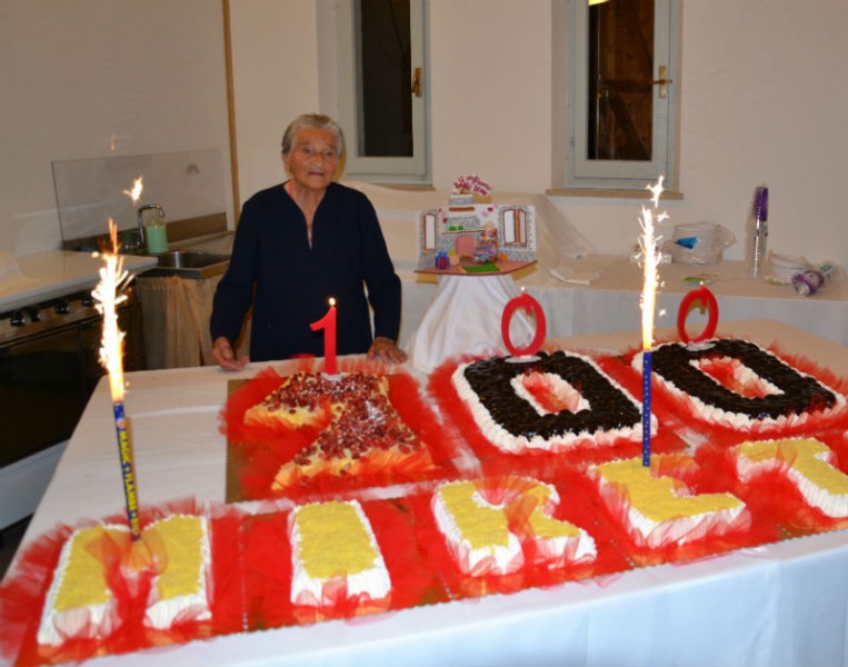 100 anni di Linda "Miretta" Arcangeletti
