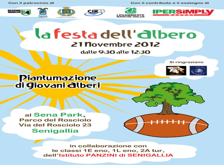 Il manifesto della Festa dell'Albero 2012