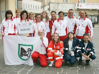 La squadra della CRI di Senigallia