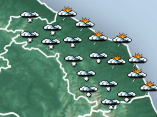 Meteo Marche 3 dicembre 2012