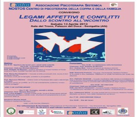 Convegno Nostos "Legami affettivi", manifesto