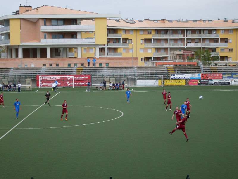 Senigallia Calcio in campo al Bianchelli