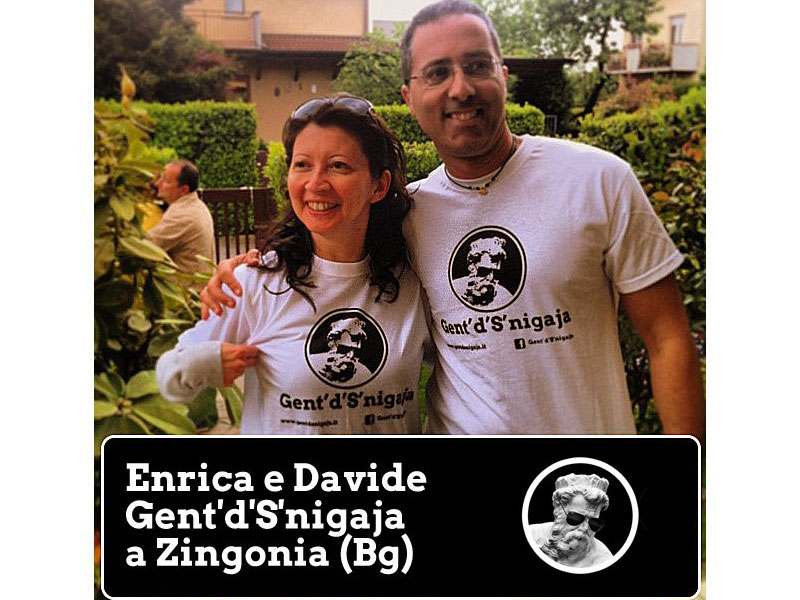 Gent'd'S'nigaja a Zingonia (BG) con Enrica e Davide