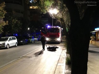 Incidente tra due moto su Lungomare Alighieri a Senigallia