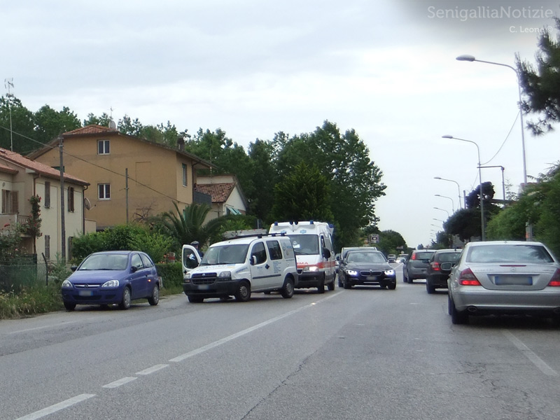 Incidente sulla SS16 Adriatica Nord, a Senigallia