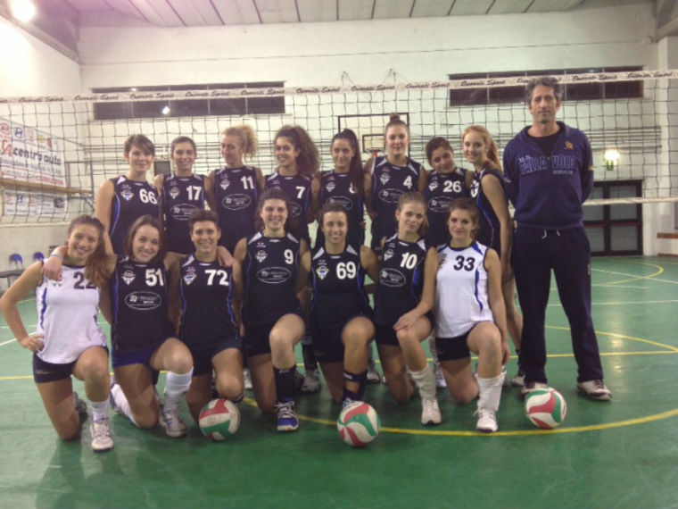 La squadra promossa in Prima Divisione dell'Us Pallavolo Senigallia