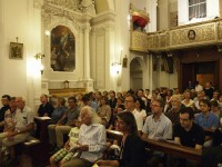 La chiesa di Santa Lucia affollata per il concerto organistico di Gustav Auzinger