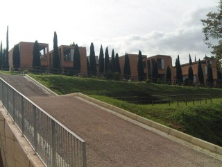 Salita ripida nel cimitero di Senigallia