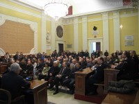 Discorso di fine anno (2013) del sindaco di Senigallia: la sala comunale gremita