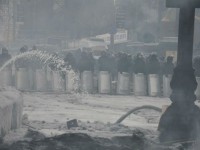 Gli schieramenti durante gli scontri in Ucraina nel gennaio 2014