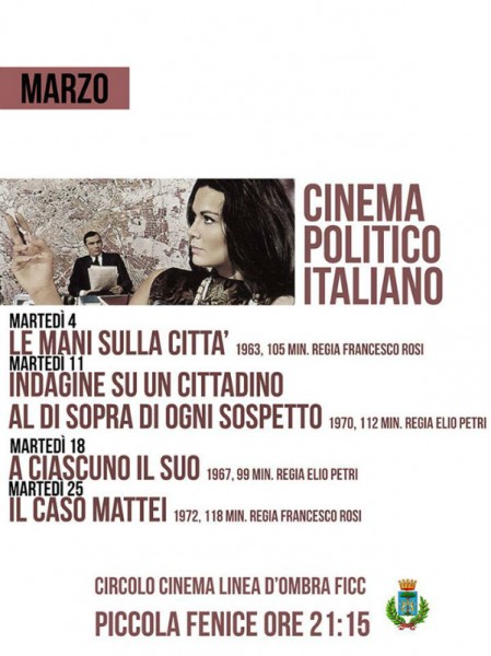 locandina cinema politico italiano marzo