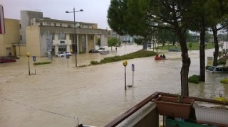 Senigallia alluvionata: la zona di Borgo Molino