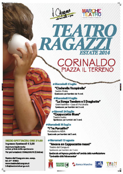 locandina Teatro ragazzi - "Corinaldo Estiva 14"