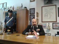 Il capitano dei Carabinieri di Senigallia Lorenzo Marinaccio illustra i dettagli dell'operazione "Chiarizia 2"