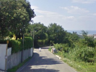 Un tratto di strada del Castellano, ad Ancona