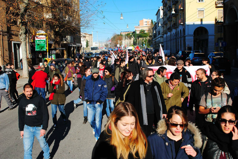 Lo sciopero di Ancona del 12 dicembre