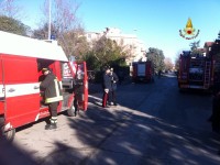 incendio in un palazzo del Vivere Verde di Senigallia