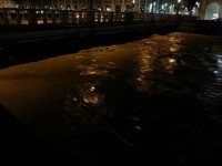 Il fiume Misa a ponte 2 giugno nella prima serata del 27 marzo