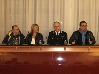Gli ospiti dell'incontro al Panzini di Senigallia sulla morte di Francesco Saccinto