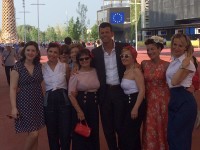 Maurizio Mangialardi e gli amici del Summer Jamboree all'Expo di Milano