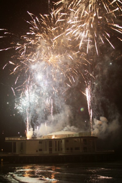 Fuochi d'artificio per la Notte della Rotonda 2015, a Senigallia