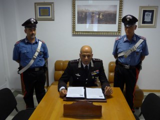 La conferenza stampa per l'arresto dai Carabinieri di Senigallia