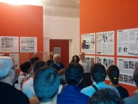 Il pubblico alla mostra su Dylan Dog a Senigallia