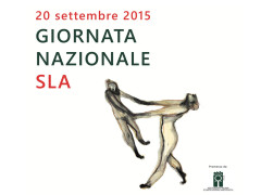 Locandina per la Giornata nazionale per la SLA, sclerosi laterale amiotrofica