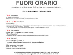 Fuori Orario in Biblioteca a Senigallia