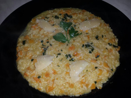 ricetta del risotto alla zucca