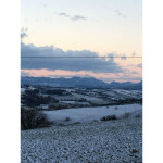 Neve sull'hinterland senigalliese