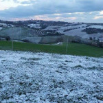 Neve nell'hinterland senigalliese