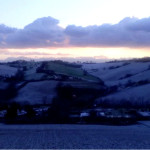 Neve nell'hinterland senigalliese