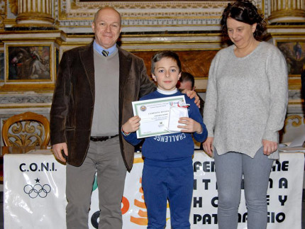 Filippo Zazzarini (Senigallia Skating Club) premiato a Fabriano