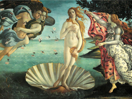 "La nascita di Venere" di Botticelli