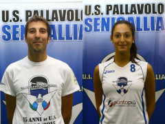 Andrea Giordani e Giovanna Giancamilli - US Pallavolo Senigallia
