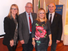 Rossana Berardi ospite del Rotary