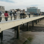 La rotonda di Senigallia e i tanti visitatori a pasqua 2016