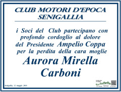 Il Club Motorid'epoca partecipa al cordoglio