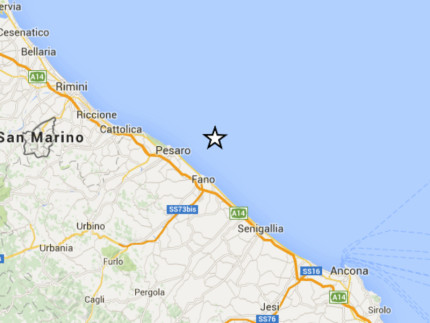 scossa di terremoto davanti la costa adriatica