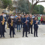 Riapertura palestra scuola Marchetti: banda Città di Senigallia