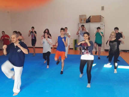 Lo stage di ju jitsu all'Ipsia Padovano di Senigallia con l'associazione Ludi e Victoria