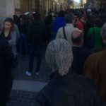 Manifestazione in centro contro Casa Pound